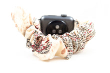 Load image into Gallery viewer, Marauder&#39;s Map Apple Watch Scrunchie Band with Top Knot Bow
