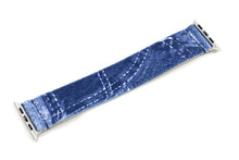 Load image into Gallery viewer, Elastic Apple Watch Band - Blue Denim

