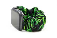 Load image into Gallery viewer, Rainforest Apple Watch Scrunchie Band
