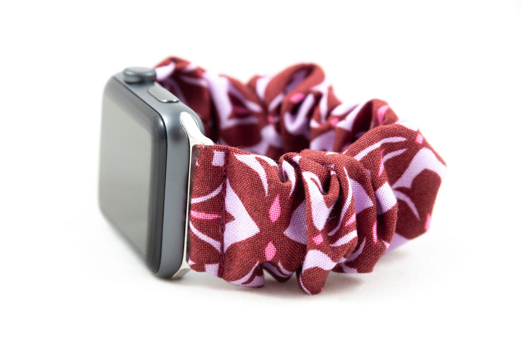 Dreamweaver Cross Print Apple Watch Scrunchie Band