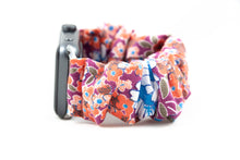 Load image into Gallery viewer, Floral Apple Watch Scrunchie Band - 38mm 42mm / 40mm 44mm Series 1 - 6 &amp; SE
