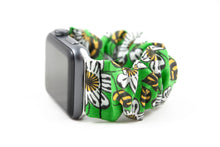 Load image into Gallery viewer, Apple Blossom Apple Watch Scrunchie Band - 38mm 42mm / 40mm 44mm Series 1 - 6 &amp; SE
