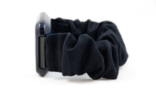 Load image into Gallery viewer, Black Scrunchie Fitbit Watch Band
