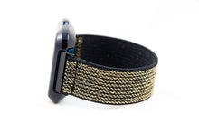 Load image into Gallery viewer, Thin Gold Sparkly Elastic Fitbit Watch Band
