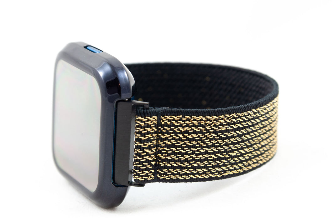 Thin Gold Sparkly Elastic Fitbit Watch Band